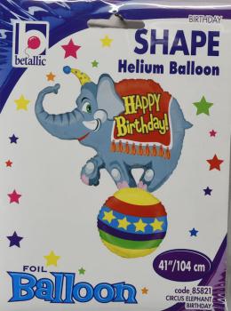 Helium Ballon Happy Birthday Elefant XXL