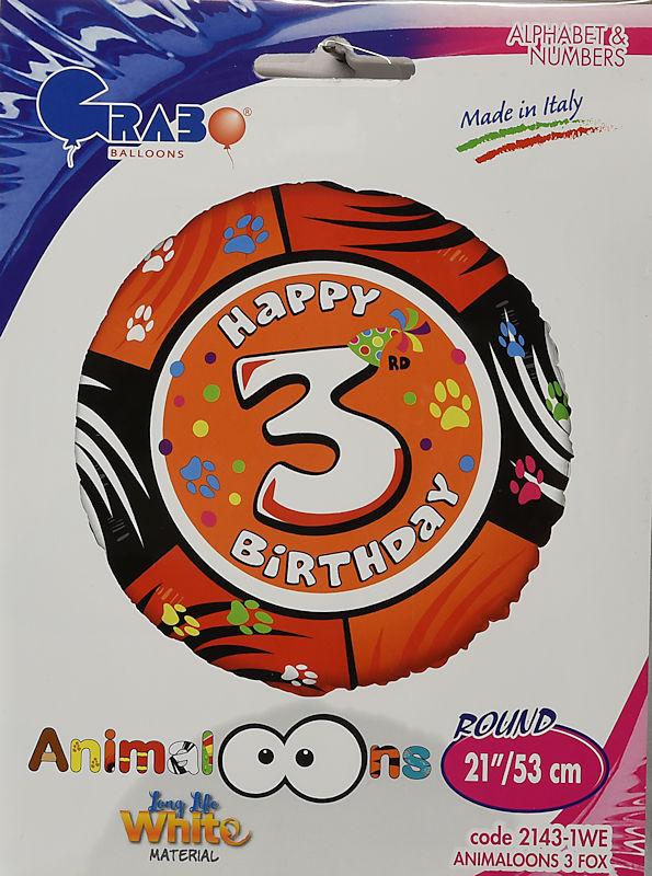 Helium Ballon Happy Birthday 3.