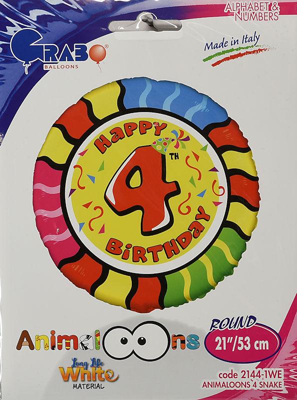 Helium Ballon Happy Birthday 4.