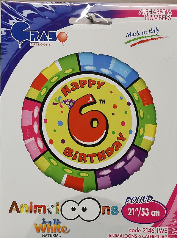 Helium Ballon Happy Birthday 6.