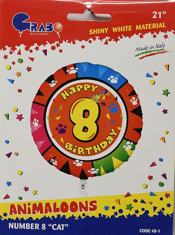 Helium Ballon Happy Birthday 8.