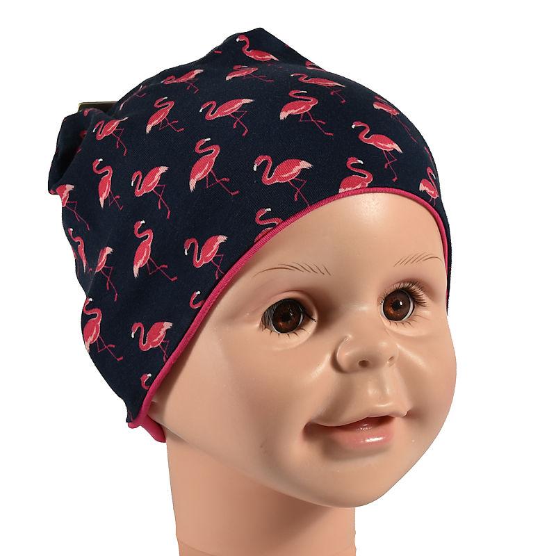 Baby Wendemütze 0-2 Jahre Flamingo pink